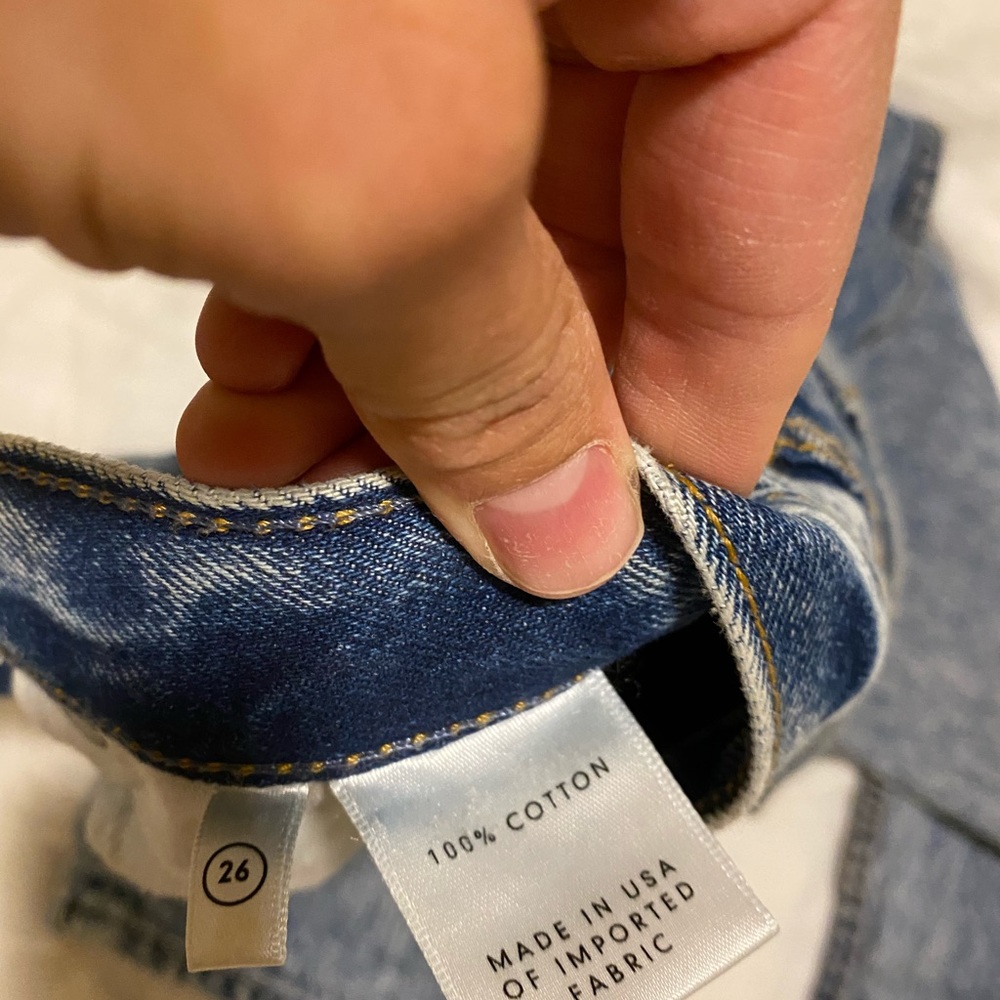 GRLFRND straight legs 90s wash jeans - Picture 2 of 7